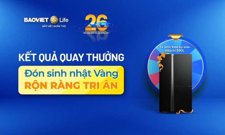 Lễ quay thưởng đợt 3 CTKM "Đón Sinh Nhật Vàng - Rộn Ràng Tri Ân"