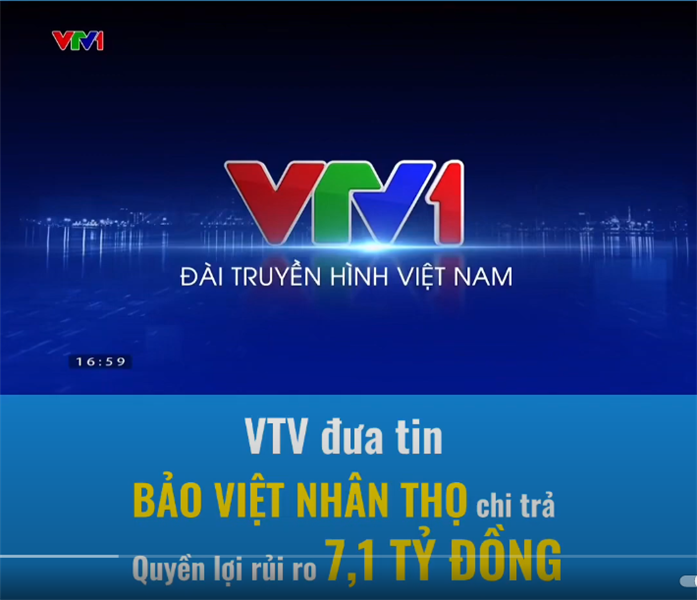 VTV đưa tin: Bảo Việt Nhân thọ chi trả quyền lợi rủi ro 7,1 tỷ đồng tại bến tre