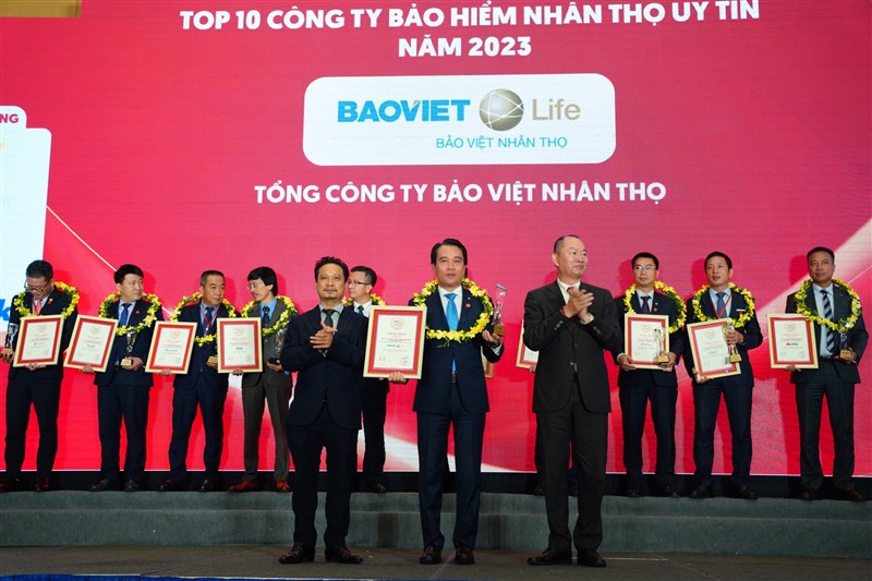 Tự hào Bảo Việt Nhan thọ, 7 năm dẫn đầu TOP 10 "Công ty Bảo hiểm nhân thọ uy tín 2016 - 2023"