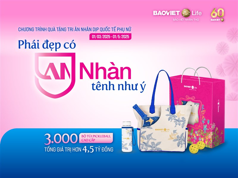 Bảo Việt Nhân Thọ tặng quà tri ân nhân dịp Quốc tế phụ nữ