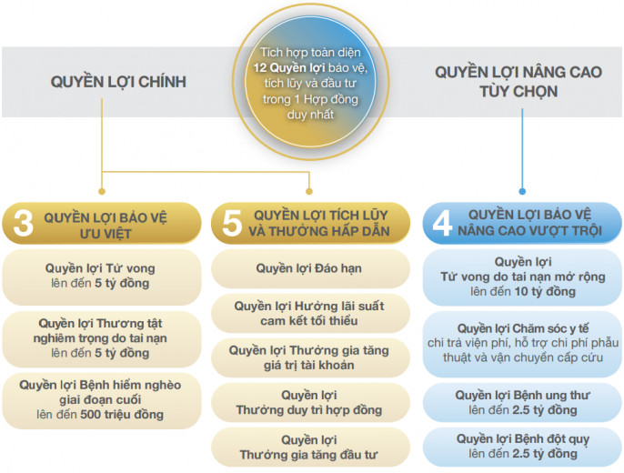 Quyền lợi sản phầm An Phát Cát Tường (APCT)