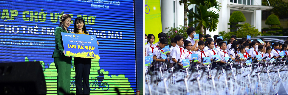 Bảo Việt Nhân thọ trao học bổng cho học sinh hiếu học tại Đồng Nai