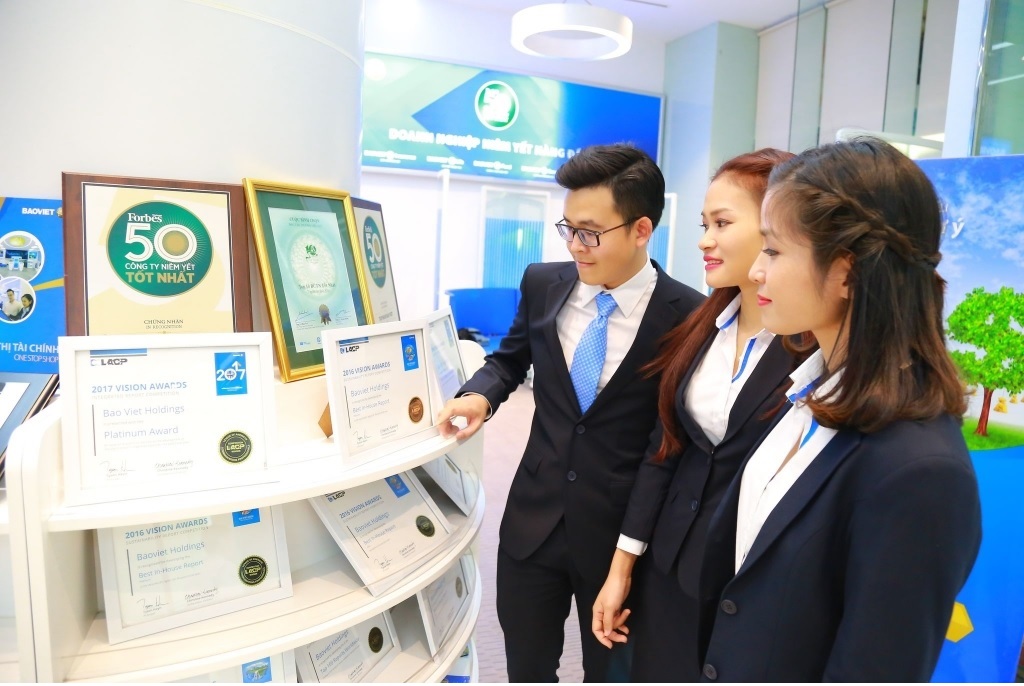Bảo Việt là đại diện duy nhất ngành bảo hiểm trong “Danh sách 50 công ty niêm yết tốt nhất” 10 năm liên tiếp