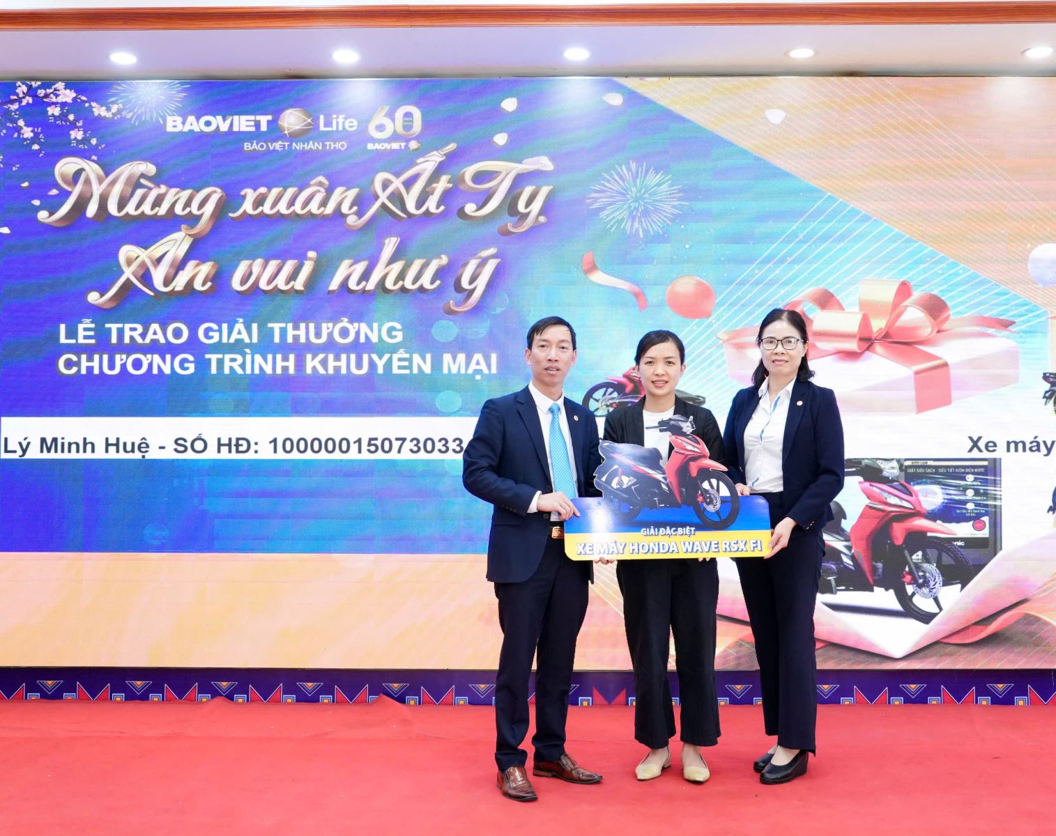 Trao thưởng CTKM "Mừng Xuân Ất Tỵ - An Vui Như Ý"