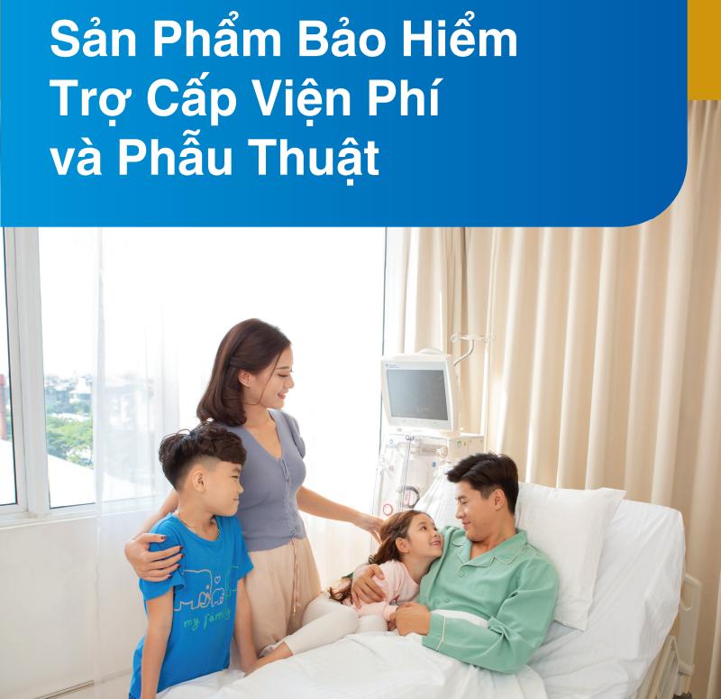 Biểu phí sản phẩm Bảo hiểm trợ cấp viện phí và phẫu thuật