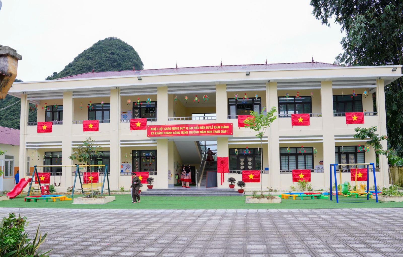Bảo Việt Nhân thọ khánh thành Trường Mầm non Thân Giáp, xã Đoài Dương