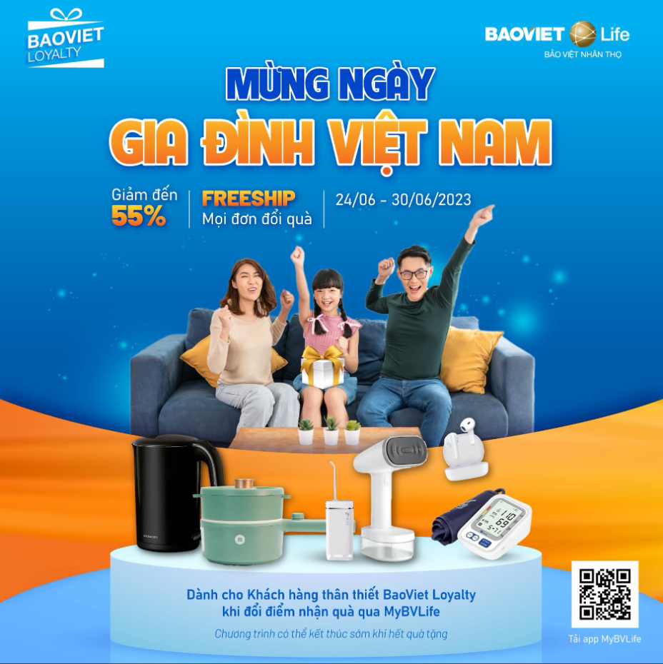 MyBVLife tặng quà Mừng ngày gia đình Việt Nam