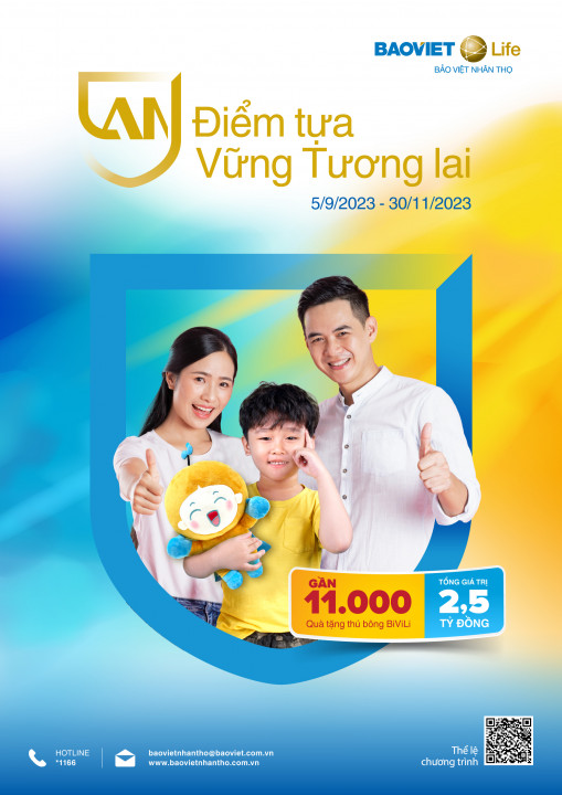 "An Điểm Tựa - Vững Tương Lai" cùng Bảo Việt Nhân thọ