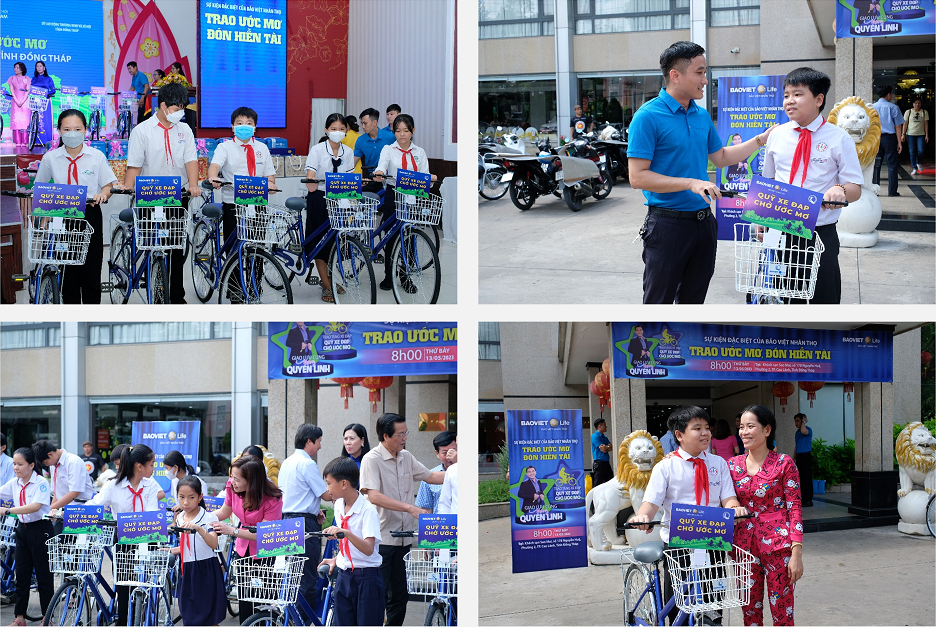 Bảo Việt Nhân thọ "Trao ước mơ - Đón hiền tài" tại Đồng Tháp