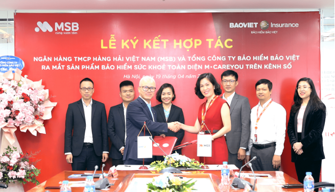 Bảo hiểm Bảo Việt cùng MSB ra mắt sản phẩm chăm sóc sức khỏe toàn diện M-Careyou trên nền tảng số