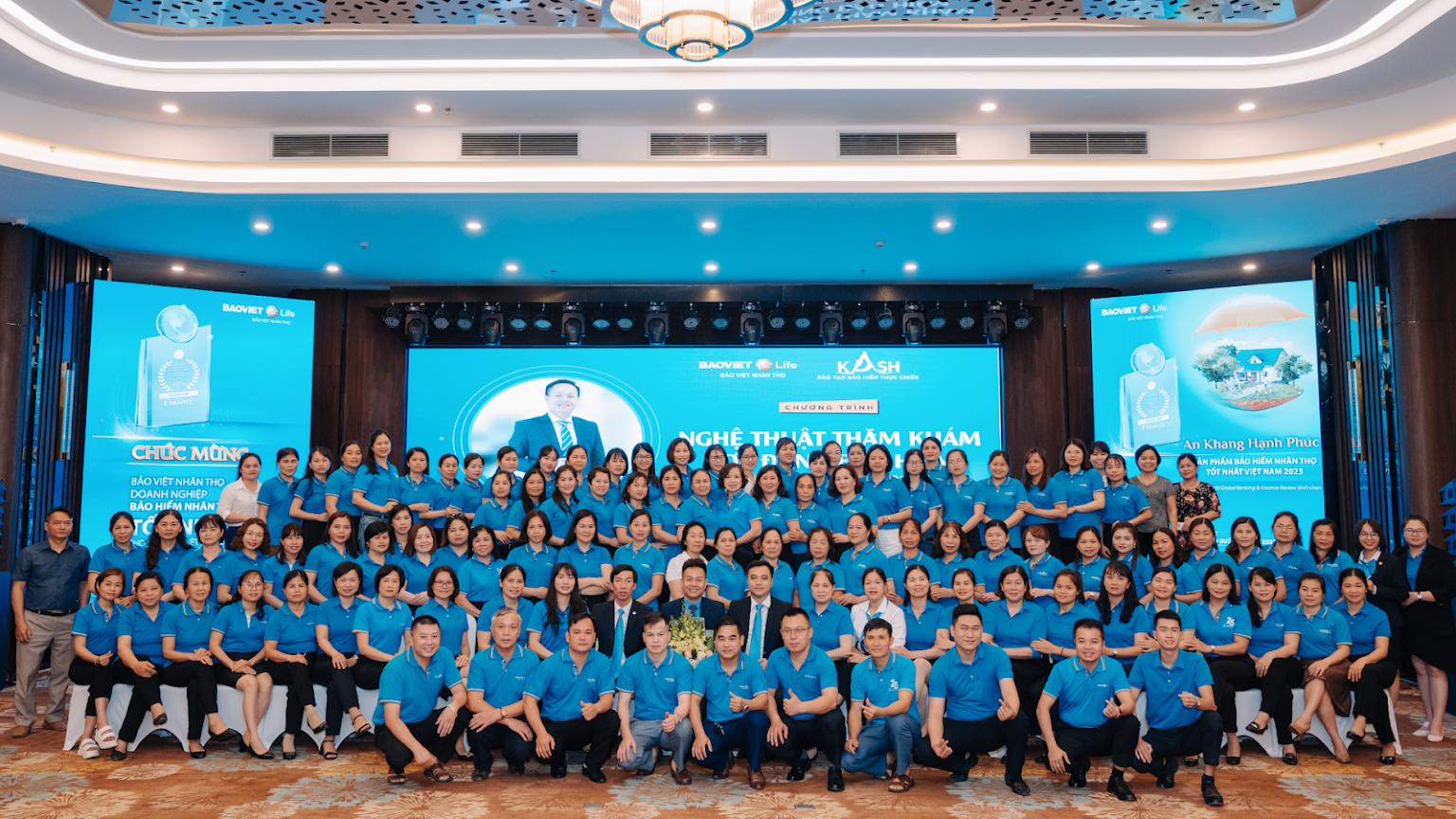 Đội ngũ cán bộ, tư vấn viên xuất sắc công ty Bảo Việt Nhân thọ Cao Bằng năm 2023