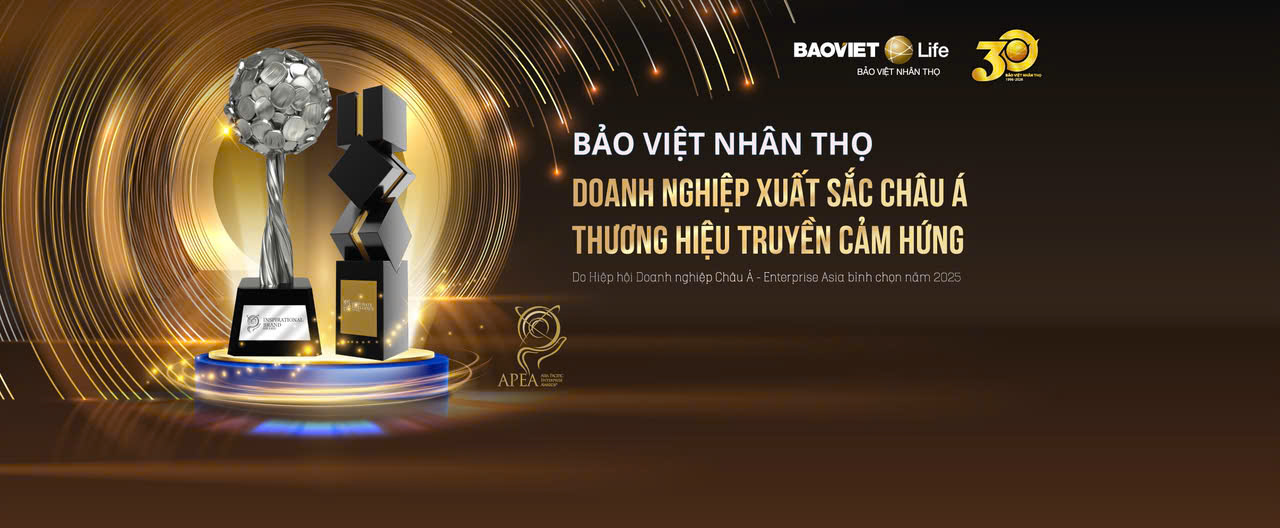 Bảo Việt Nhân thọ đón nhận 2 giải thưởng quốc tế năm 2025