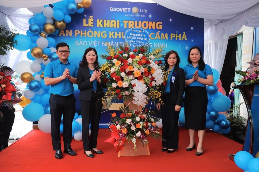 Bảo Việt Nhân thọ khai trương văn phòng thứu 368 tại thành phố Cẩm Phả tỉnh Quảng Ninh