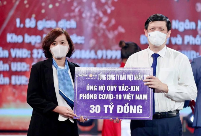 Bảo Việt Nhân thọ ủng hộ Quỹ vaccine phòng Covid-19 30 tỷ đồng