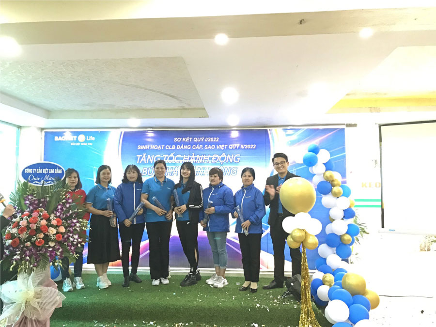 Bảo Việt Nhân thọ Cao Bằng tôn vinh cá nhân có thành tích xuất sắc trong Quý 1