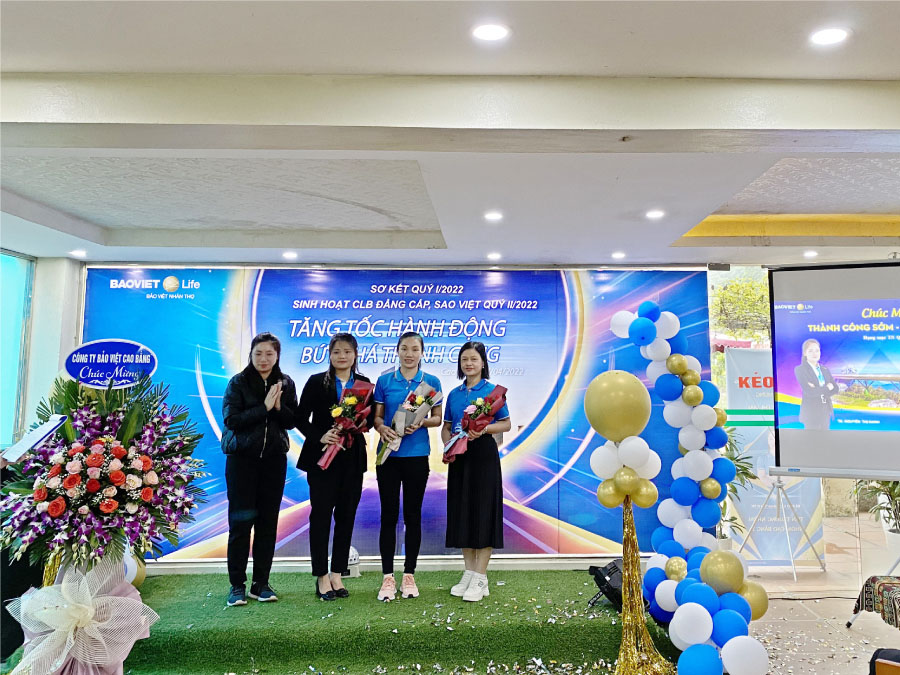 Bảo Việt Nhân thọ Cao Bằng tôn vinh cá nhân có thành tích xuất sắc trong Quý 1