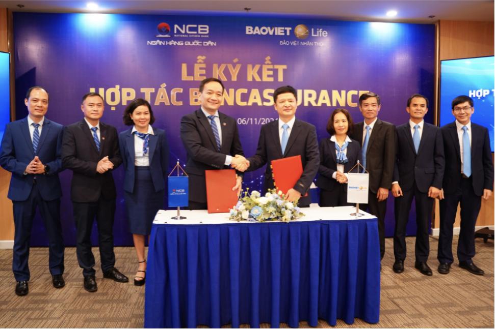 Bảo Việt Nhân thọ và Ngân hàng Quốc Dân ký thỏa thuận hợp tác trong lĩnh vực bancassurance tại Việt Nam