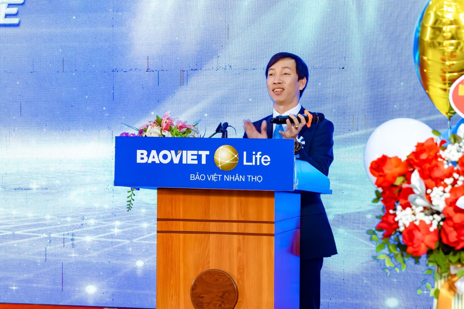 Ông Nguyễn Đức Hạnh - Lãnh đạo Công ty Bảo Việt Nhân thọ Cao Bằng