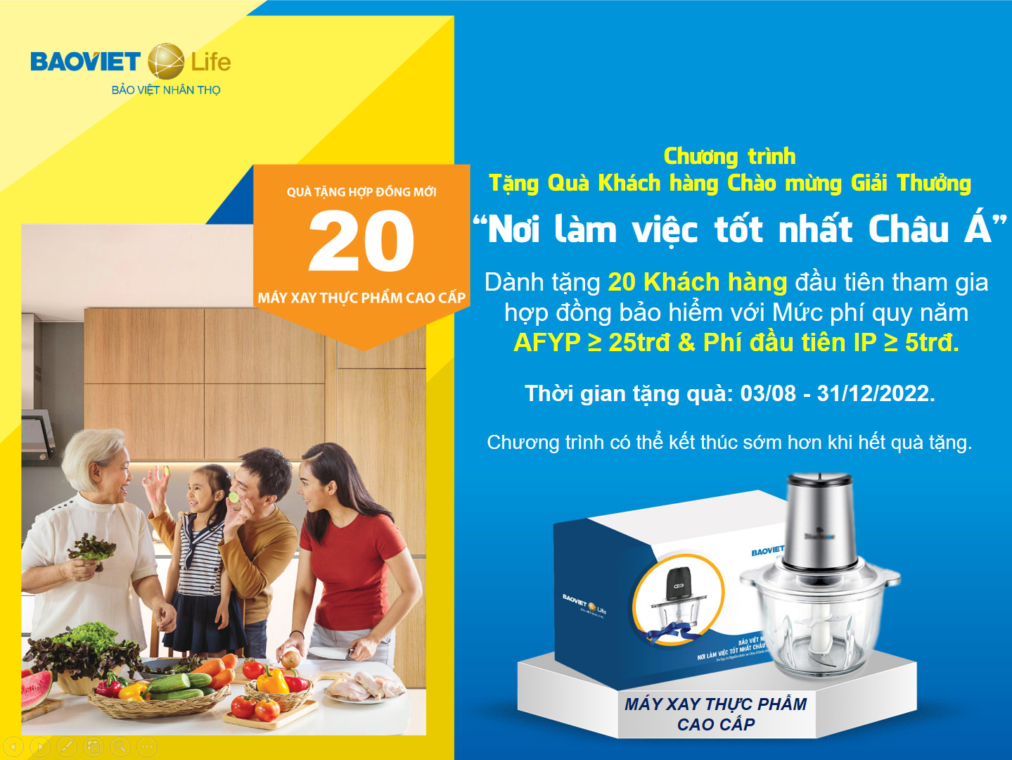 Bảo Việt Nhân thọ Cao Bằng triển khai chương trình tặng quà khách hàng tham gia hợp đồng bảo hiểm nhân thọ mới