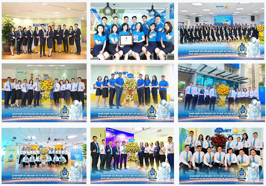 Toàn hệ thống Bảo Việt Nhân thọ chung niềm vui đón nhận 02 giải thưởng quốc tế