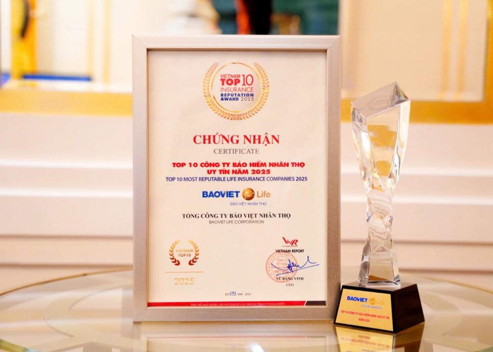 Bảo Việt Nhân thọ dẫn đầu TOP 10 Công ty Bảo hiểm nhân thọ uy tín
